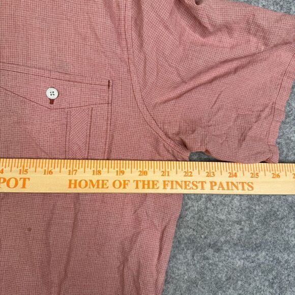 Toad & Co Shirt Mens Medium Airbrush Short Sleeve Organic Cotton Casual - Picture 5 of 10